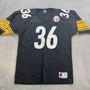 Jerome Bettis Pittsburgh Steelers‎ NFL Jersey Champion Authentic Mens 40 Black